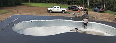 Feaver Road Concrete Swimming Pool Foundation Thunder Bay